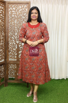 Ajrak Cotton Kurtis