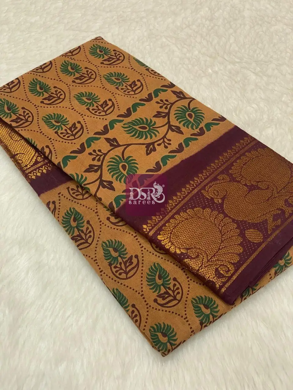 Printed Sungudi Saree