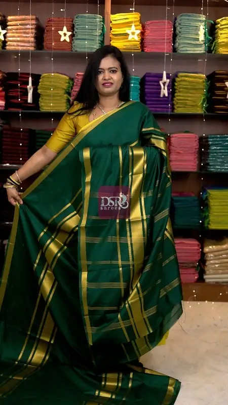 Semi Mysore Crepe Silk Saree - vol1