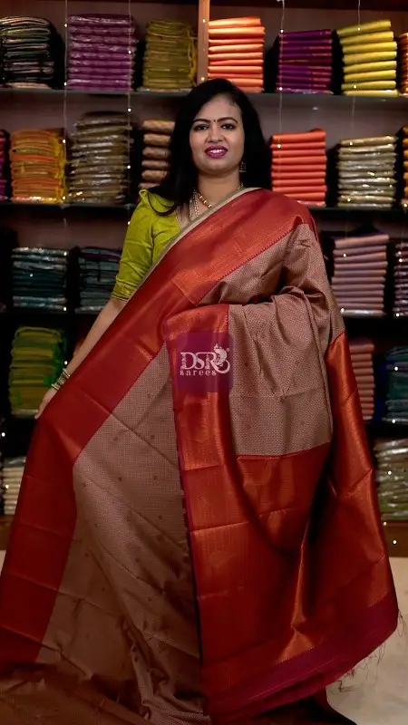 Kanchi Semi Silk Meena Butta Saree