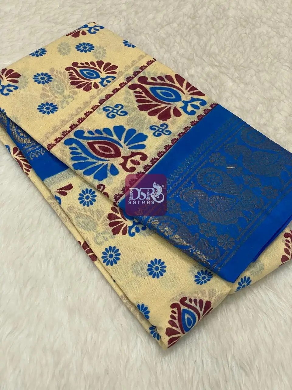 Printed Sungudi Saree