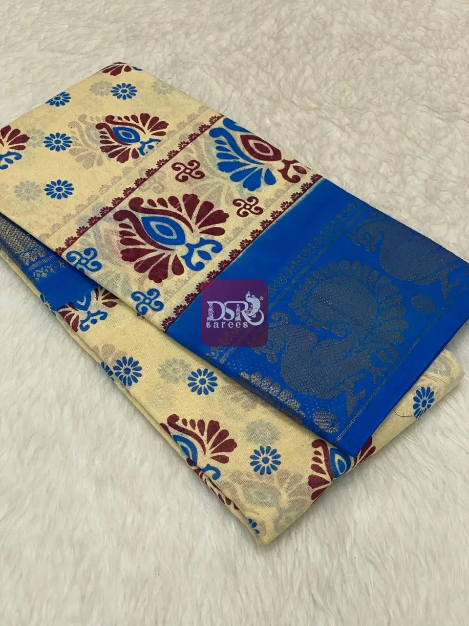 Printed Sungudi Saree