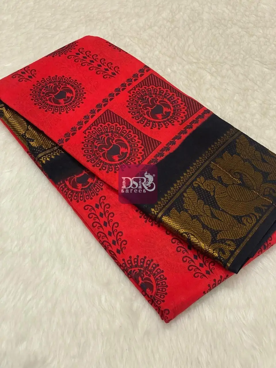 Printed Sungudi Saree