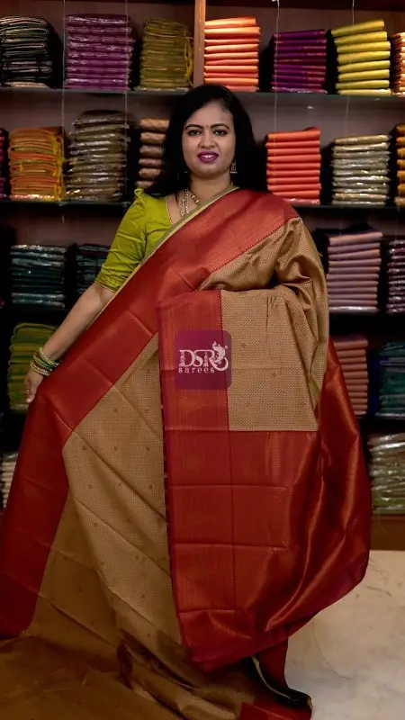 Kanchi Semi Silk Meena Butta Saree