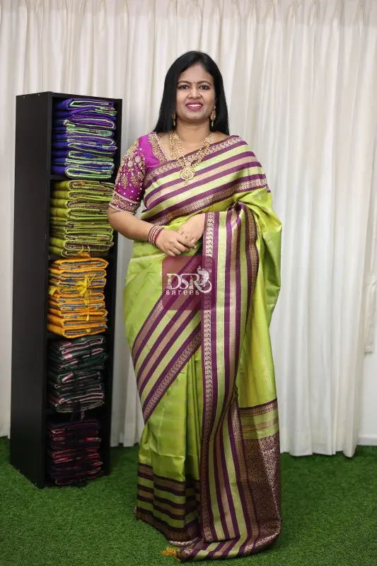 Premium Kanchi Rettepetta Sarees