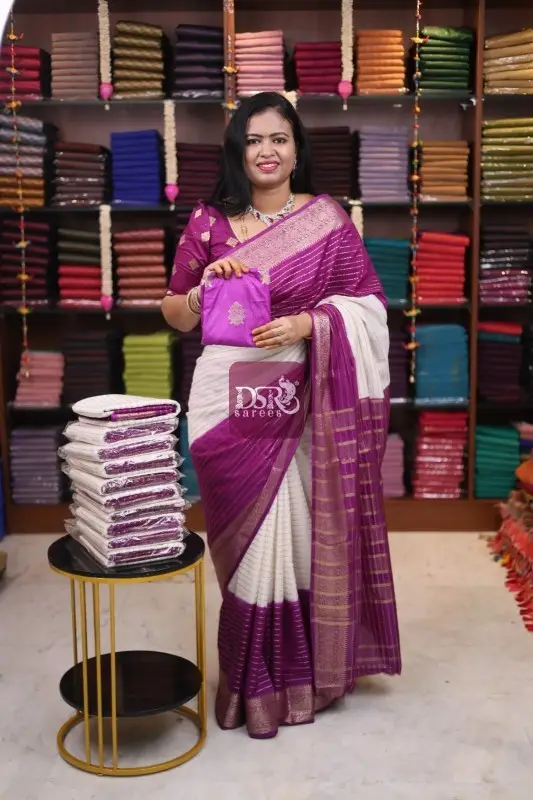 Bentex 2D Crepe Silk Sarees