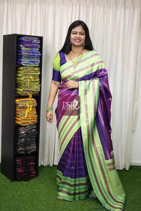 Premium Kanchi Rettepetta Sarees