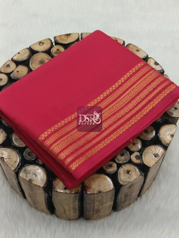 Self Mysore Silk Sarees