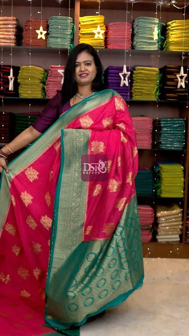 Premium Crushed Georgette Sarees