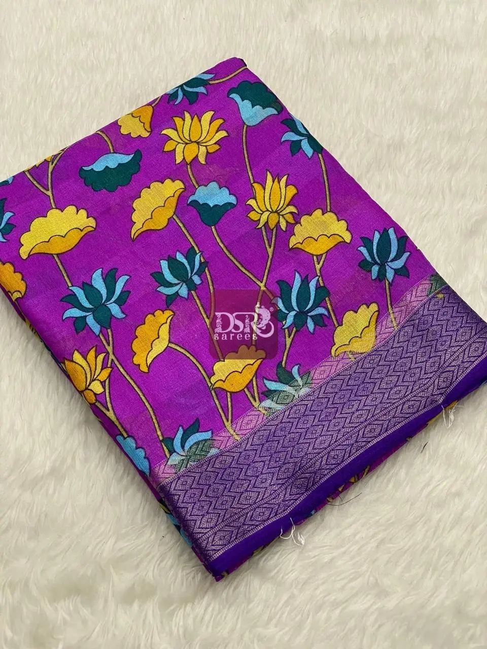 Viscose Chiffon Sarees -vol3