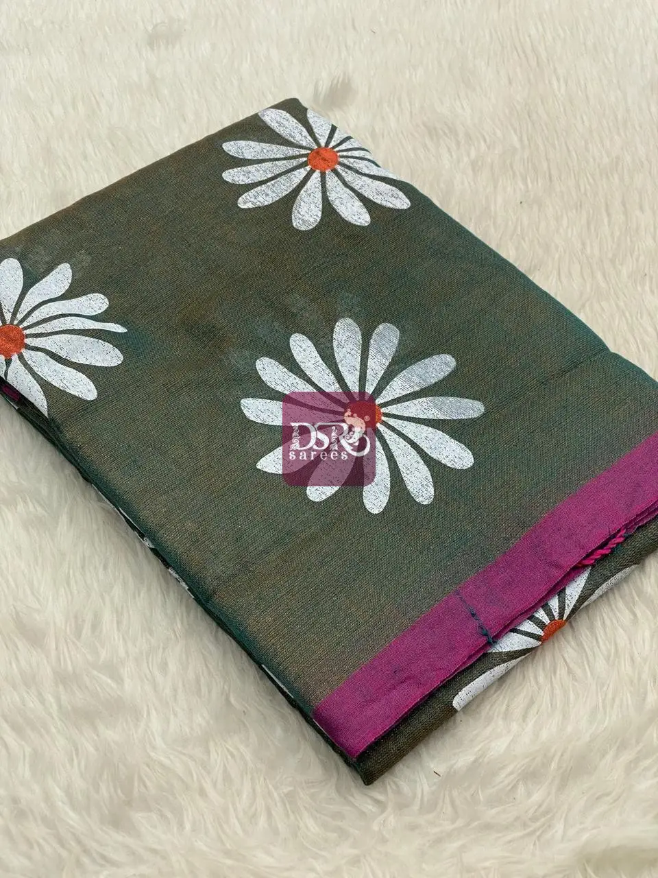 Hand Painted Kadhi Tissue Sarees