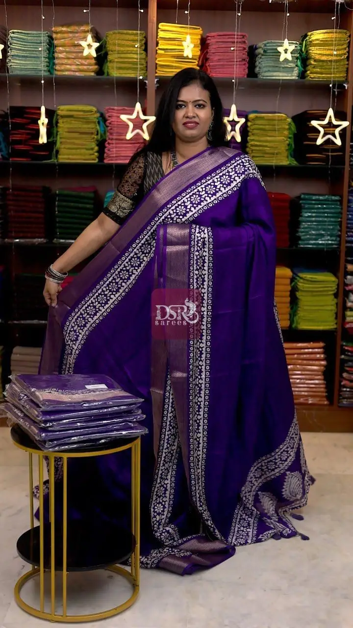 Viscose Chiffon Sarees -vol3