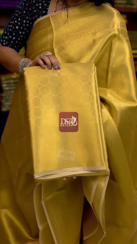 Gold Tissue Sarees