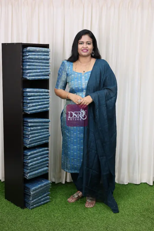 Chanderi Silk With Digital Print Salwar