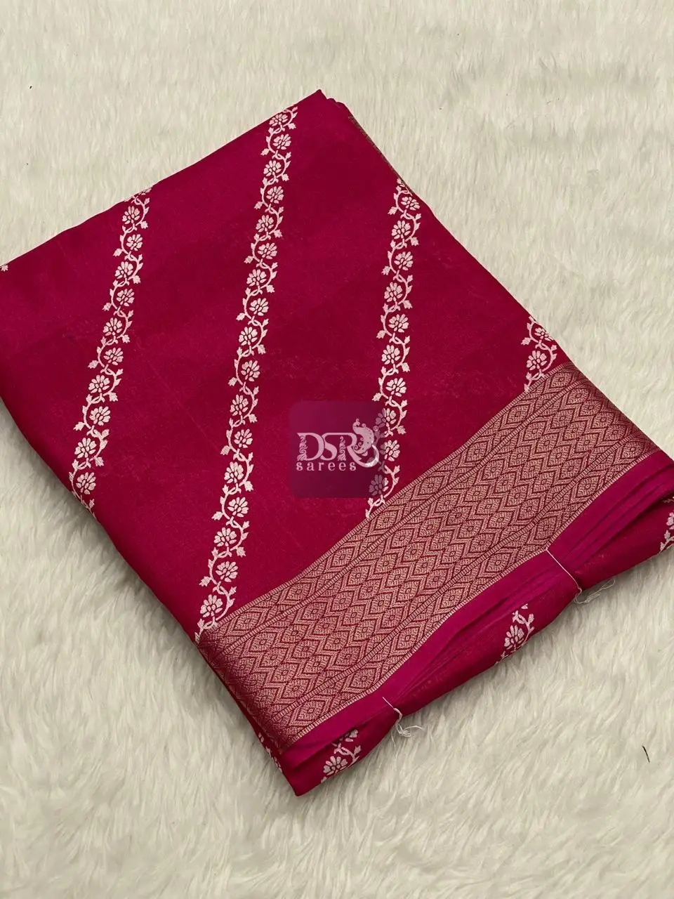 Viscose Chiffon Sarees -vol3