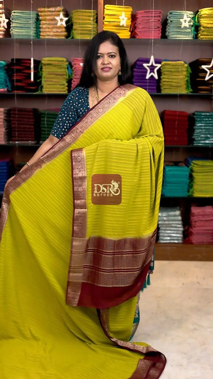 Crushed Georgette Sarees