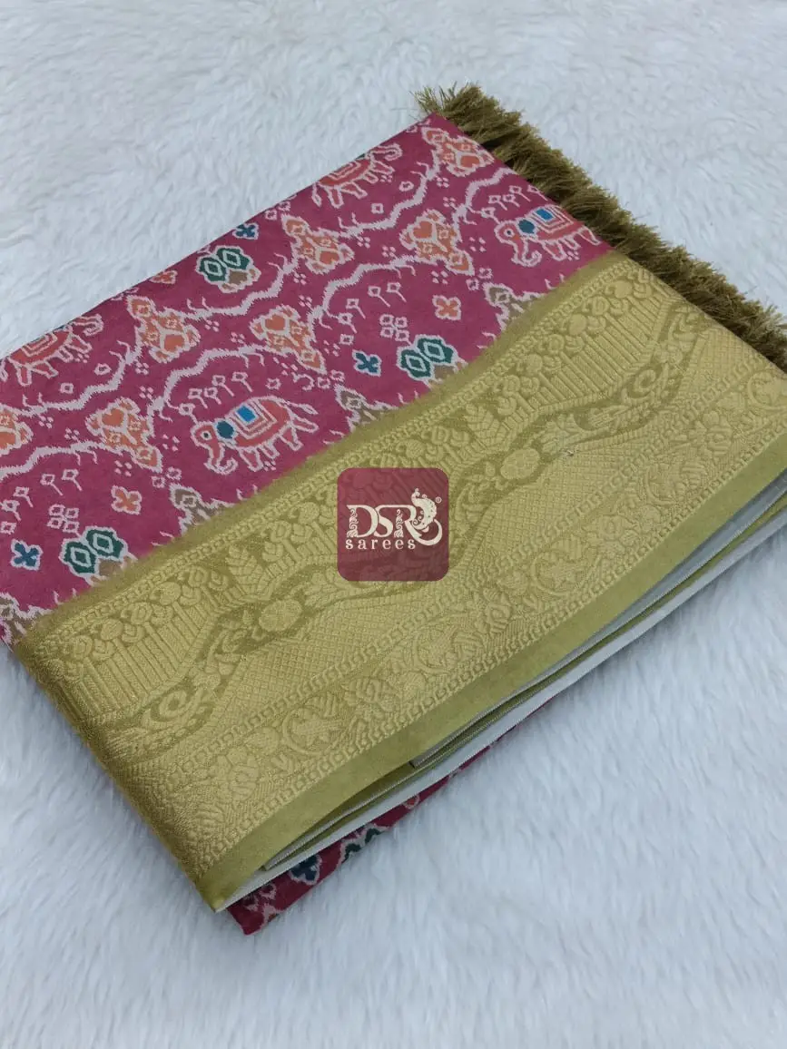 Jute Tussar Silk Sarees