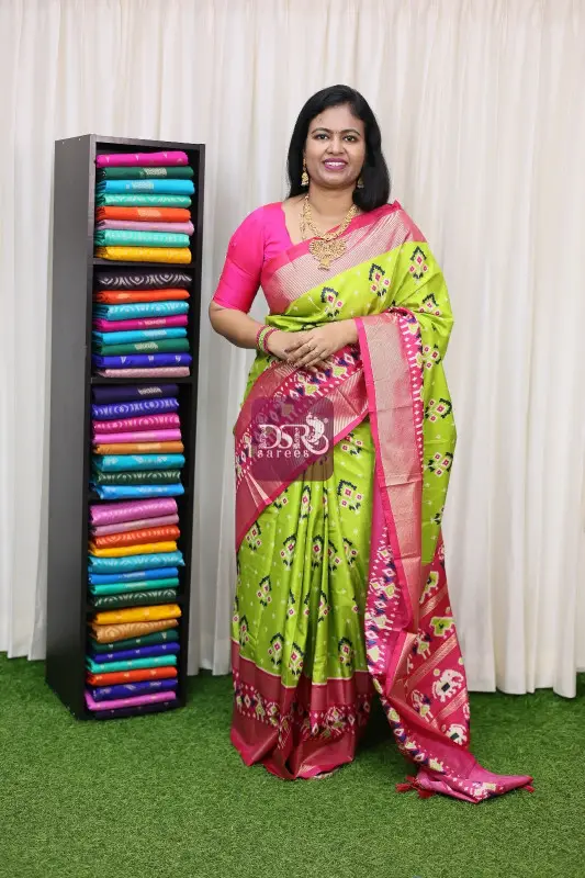 Patola Foil Printed Sarees