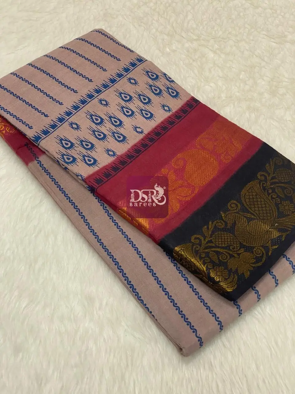 Printed Sungudi Saree