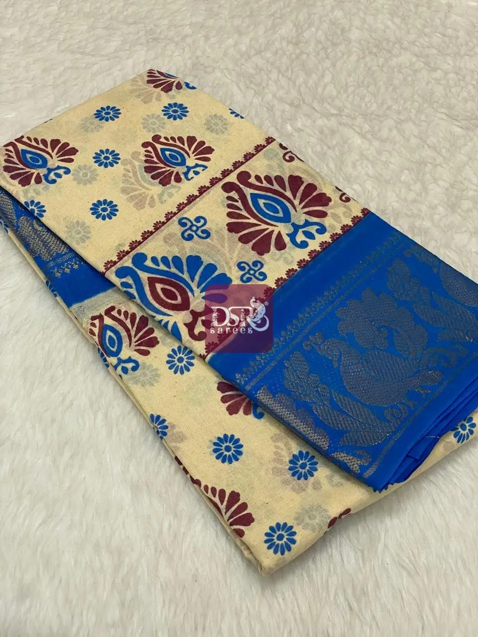 Printed Sungudi Saree