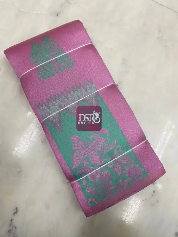 Silver Tissue Kanchi Semi Silk Sarees