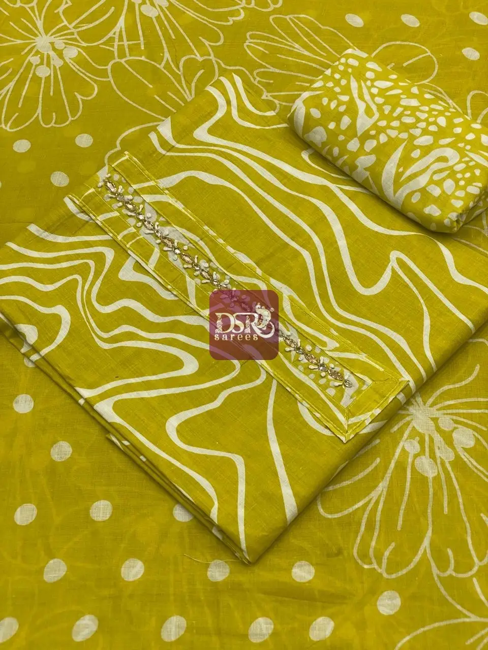 Bandhini Printed Camric Cotton Salwar