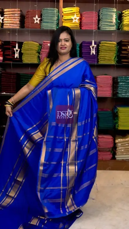 Semi Mysore Crepe Silk Saree - vol1