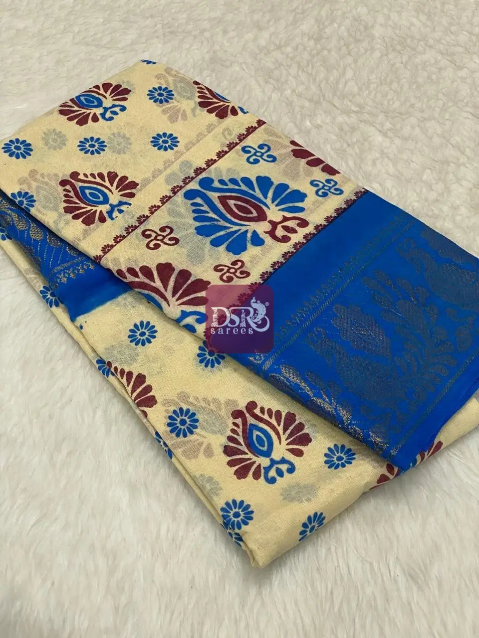 Printed Sungudi Saree