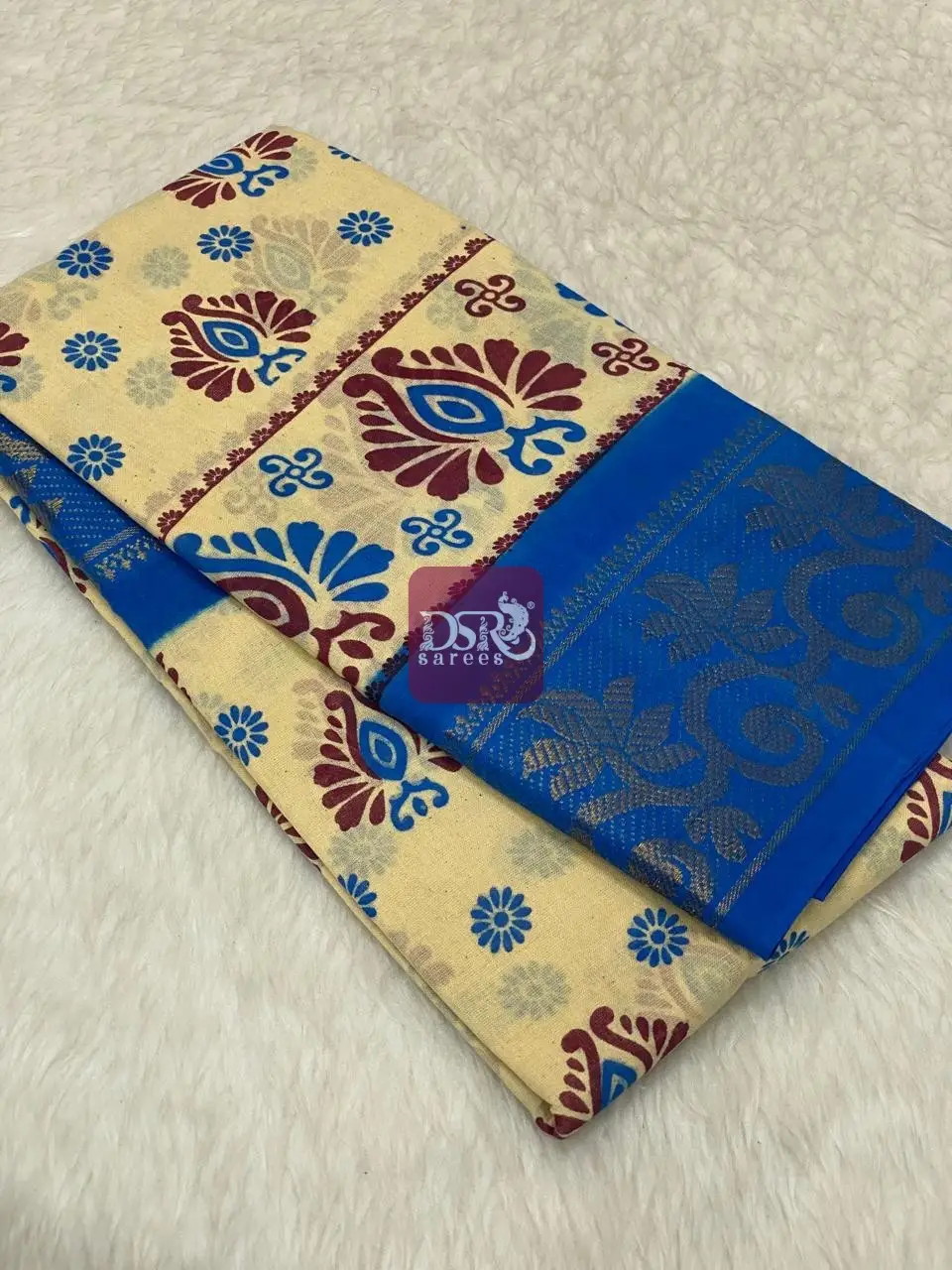 Printed Sungudi Saree