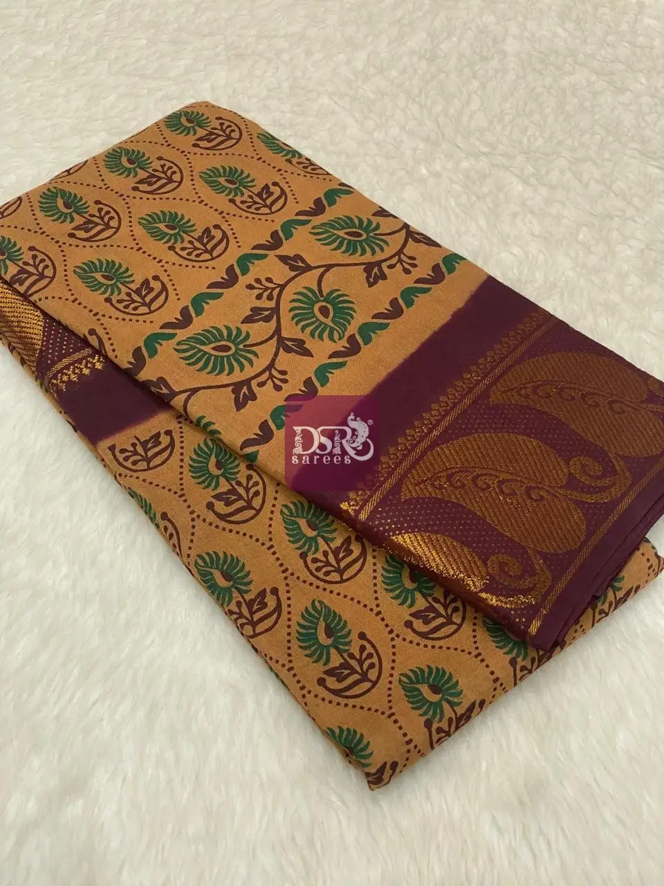 Printed Sungudi Saree