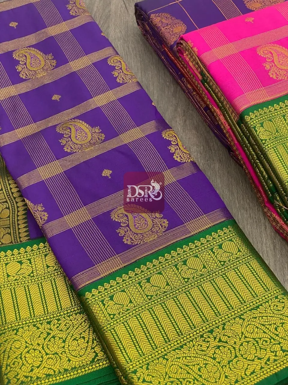 Vairaooshi Korvai Border Saree