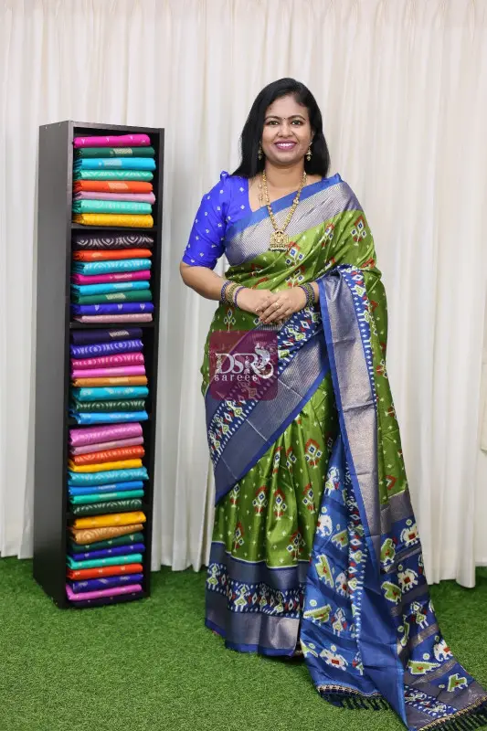 Patola Foil Printed Sarees