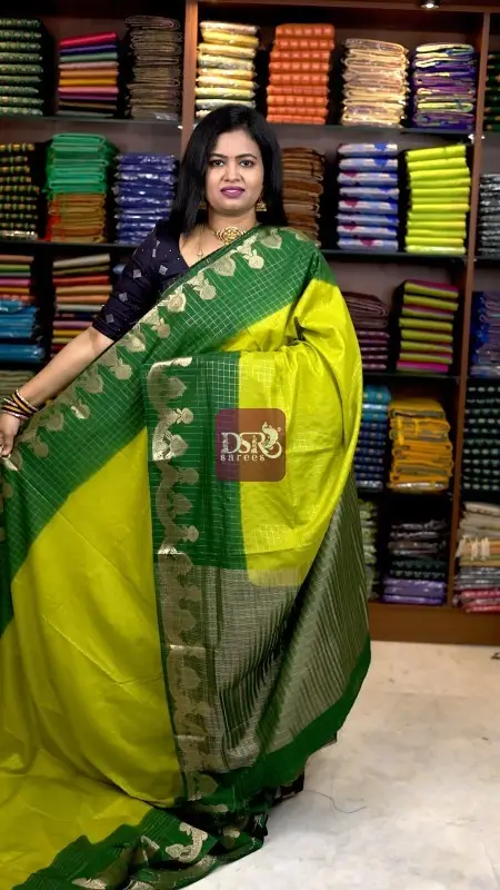 Semi Mysore Crepe Silk Saree