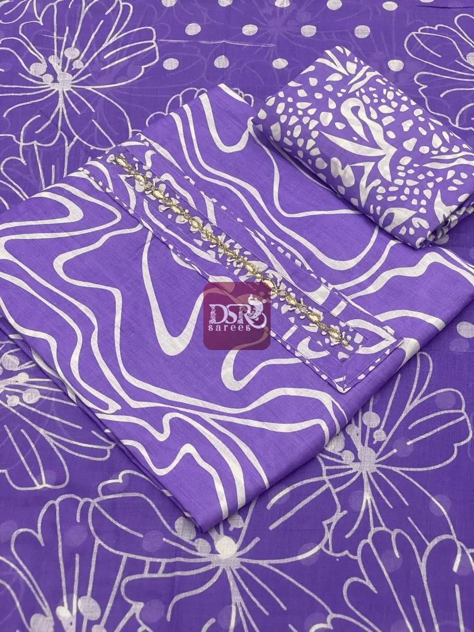 Bandhini Printed Camric Cotton Salwar