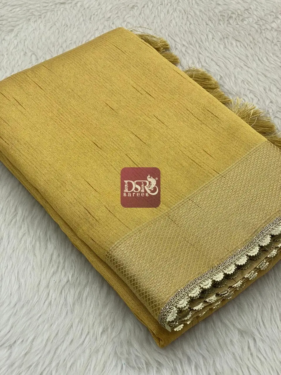 Linen Tissue Saree With Designer Boder