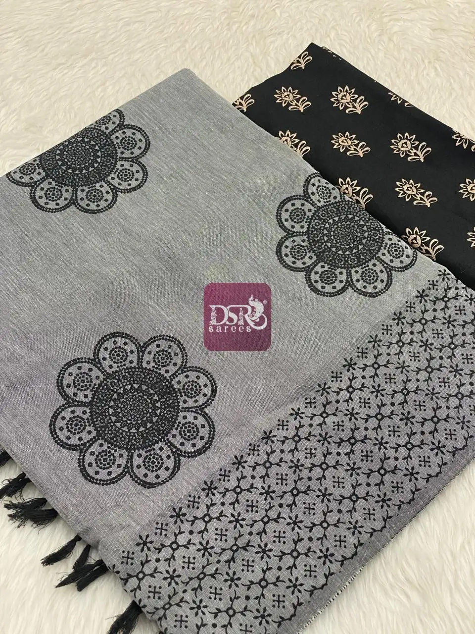 Handblock Printed South Cotton Sarees