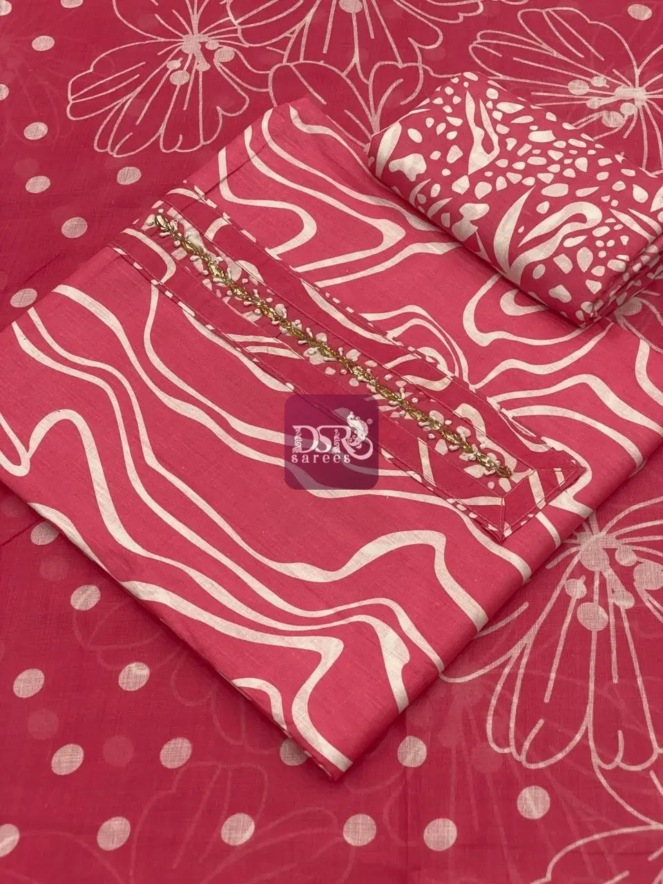 Bandhini Printed Camric Cotton Salwar