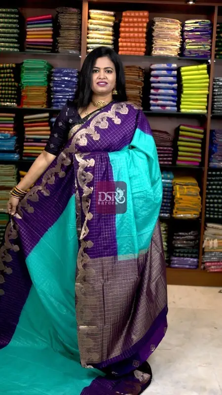 Semi Mysore Crepe Silk Saree