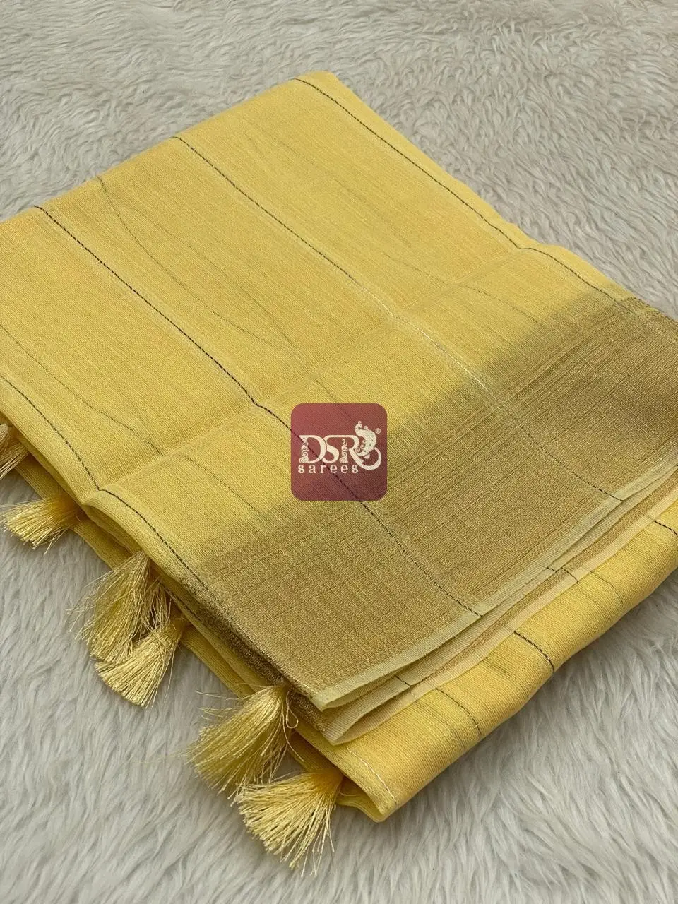 Linen Sequence Tissue Sarees