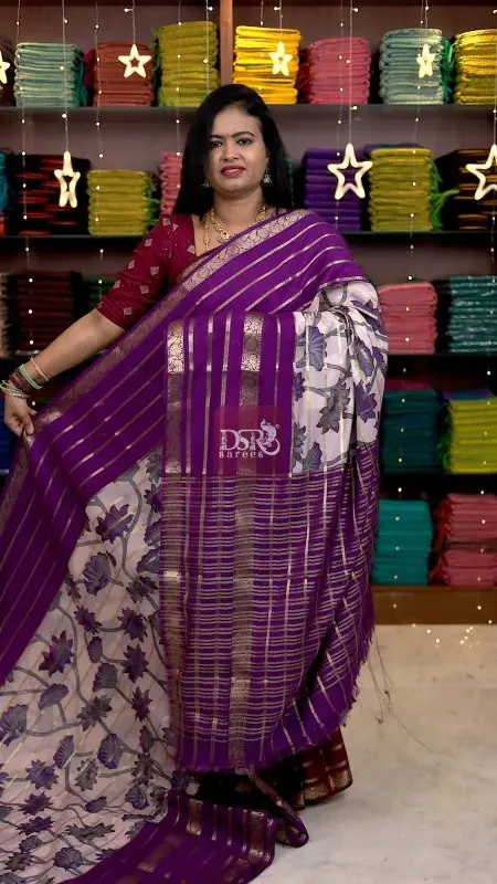 Kalamkari Viscose Georgette