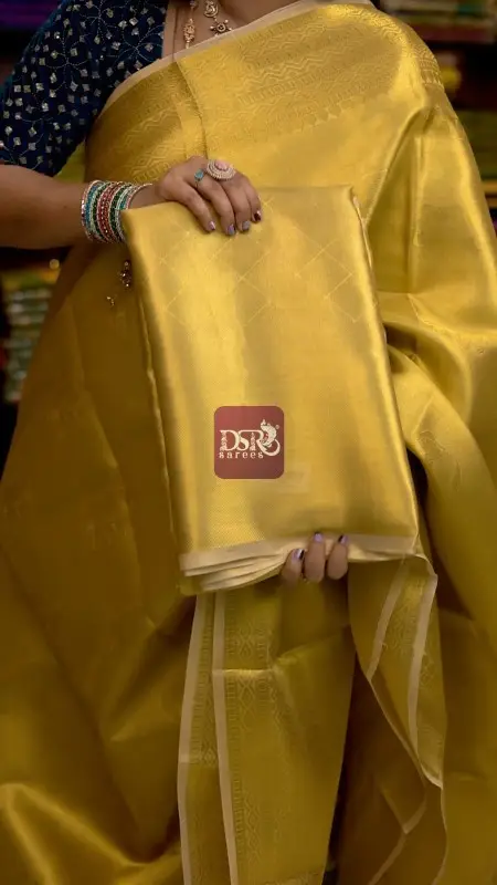 Gold Tissue Sarees