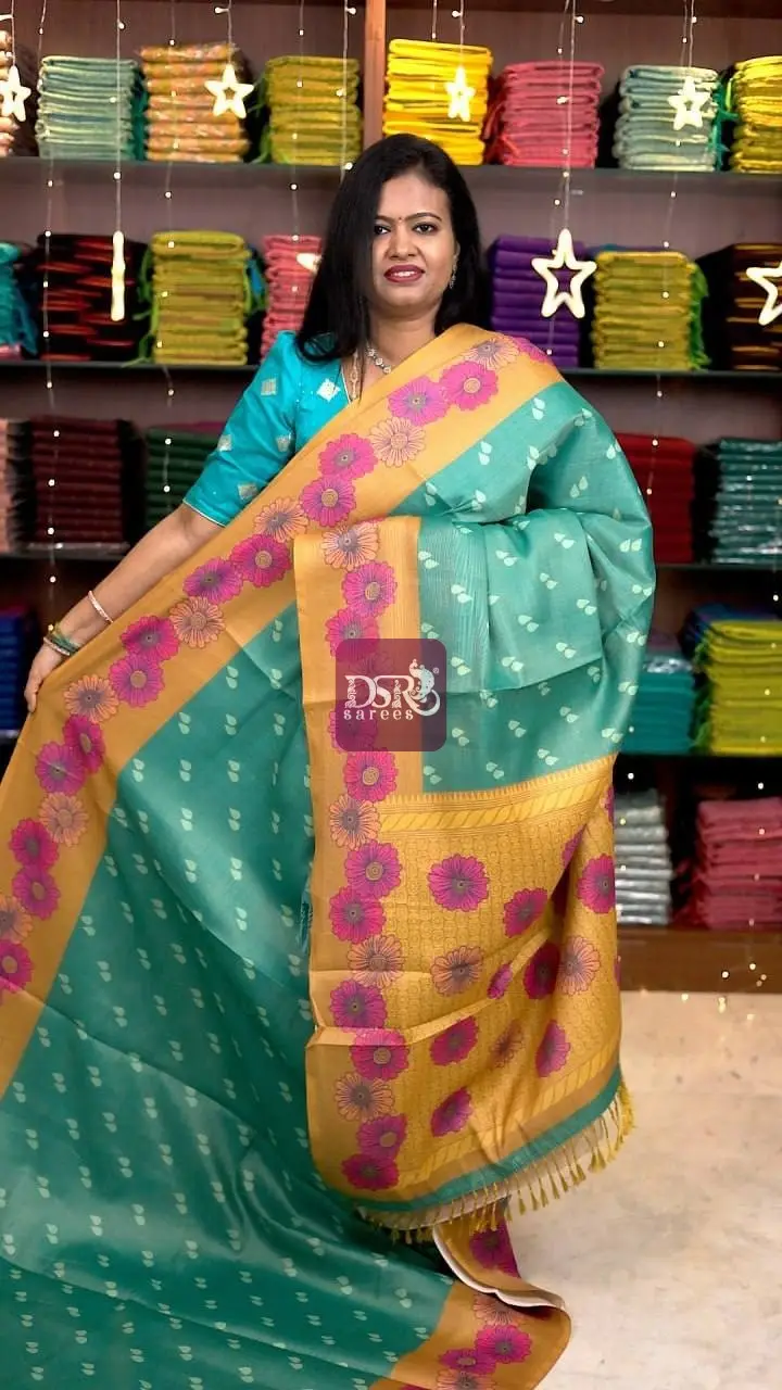 Linen Khadhi Tissue Sarees