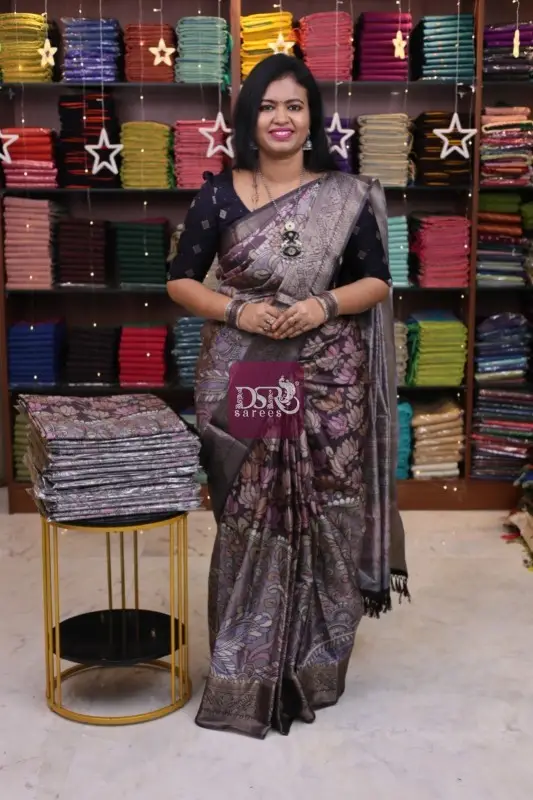 Jute Tussar Silk Sarees